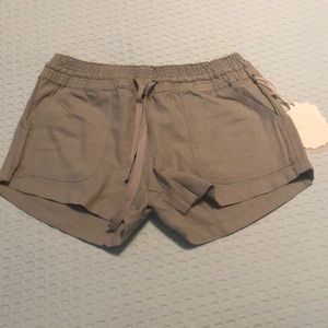 Linen blend Shorts